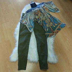 Michael Kors Skinny Olive Pants